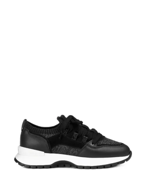 Doucal's panelled leather sneakers