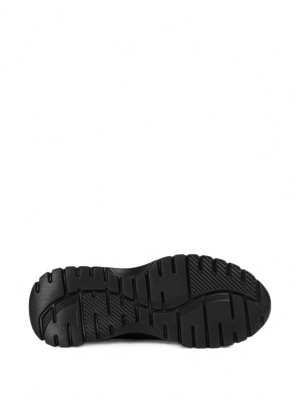 Doucal's panelled leather sneakers Zwart