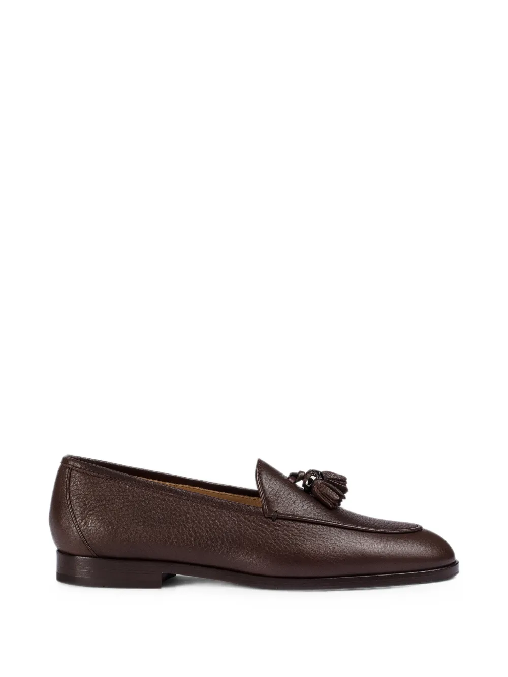 Doucal's tassel-detail leather loafers - Marrone
