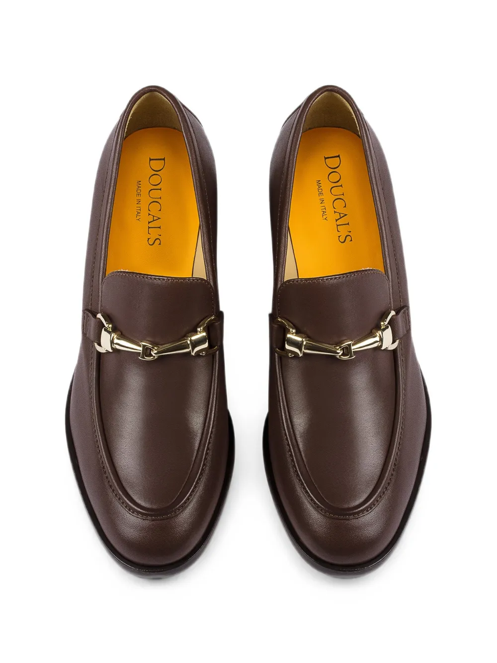 Doucal's Horsebit leren loafers Bruin