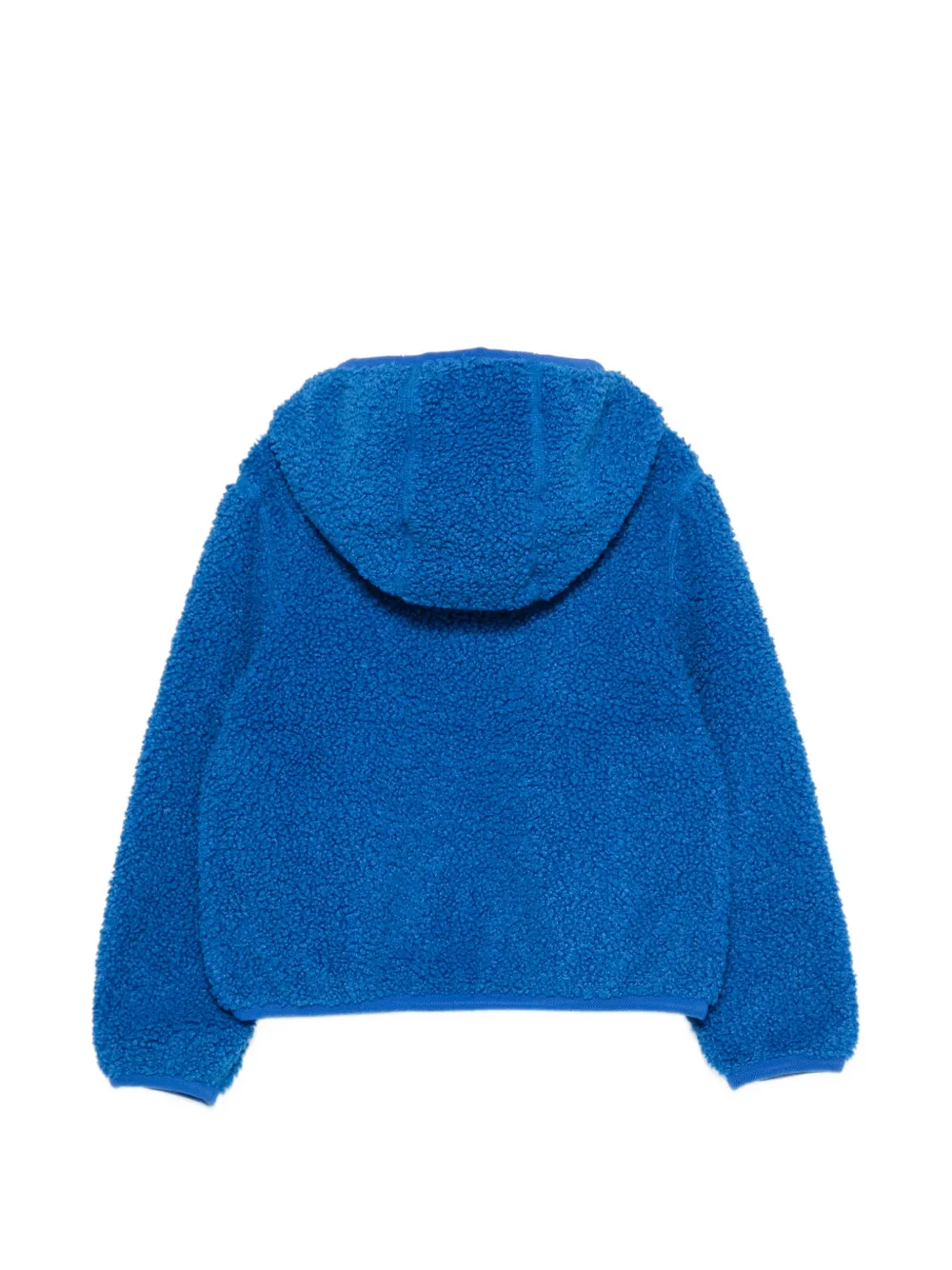 K Way Kids Fleece jack met capuchon Blauw