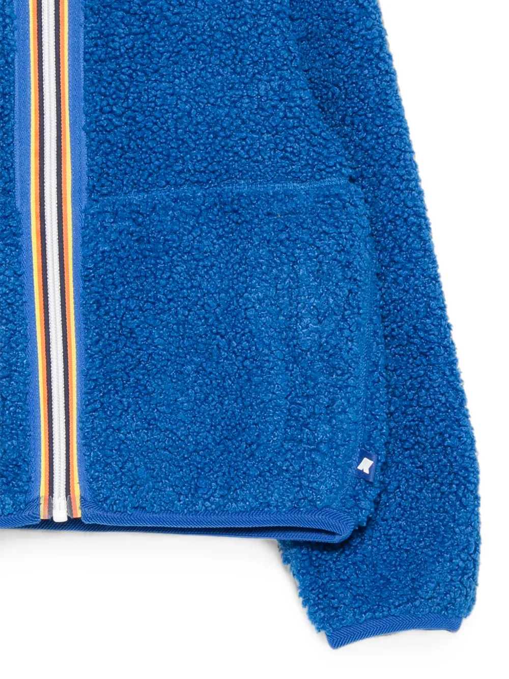 K Way Kids Fleece jack met capuchon Blauw