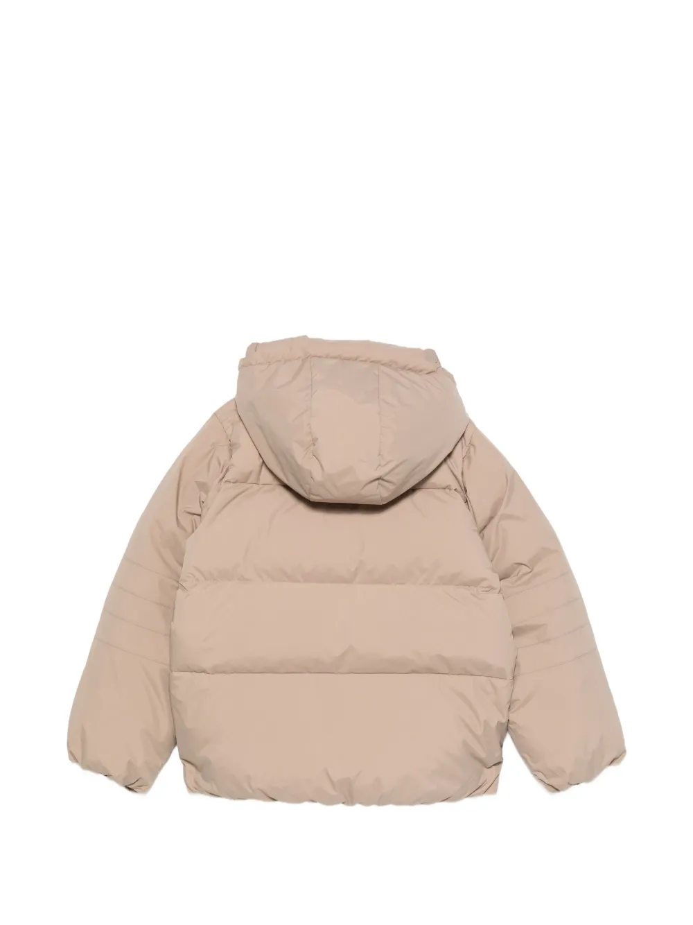 K Way Kids Gewatteerd jack met capuchon Beige