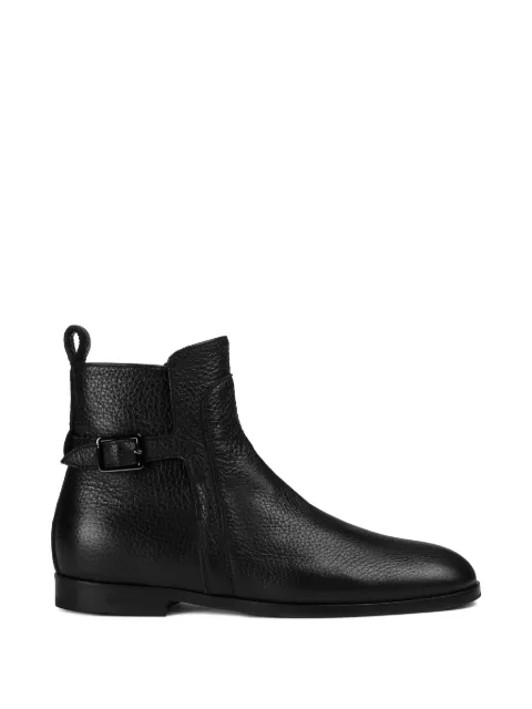 Doucal's buckle-strap leather ankle boots
