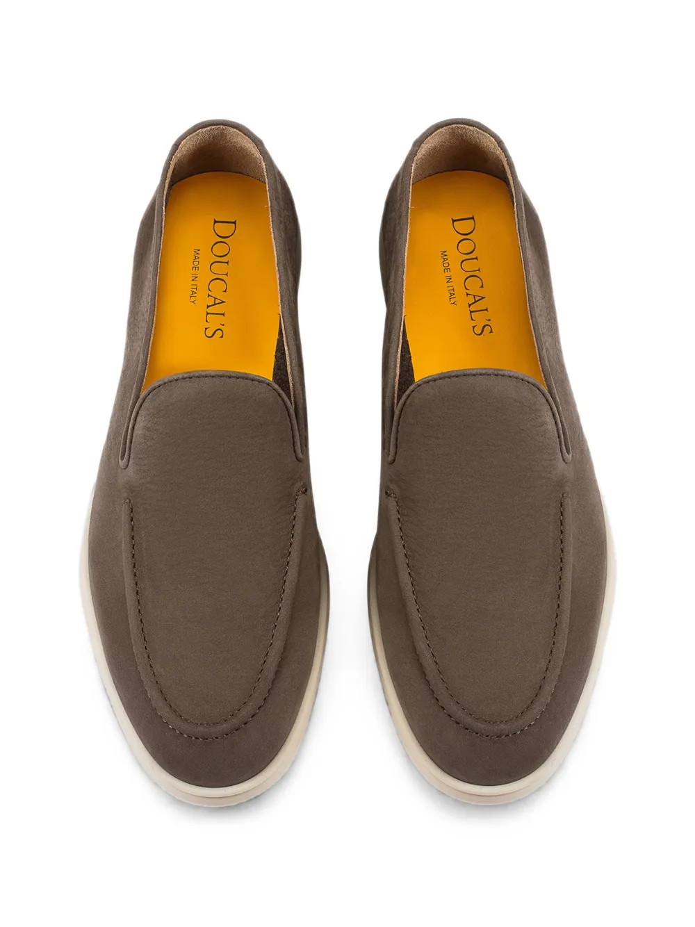 Doucal's Leren loafers Bruin