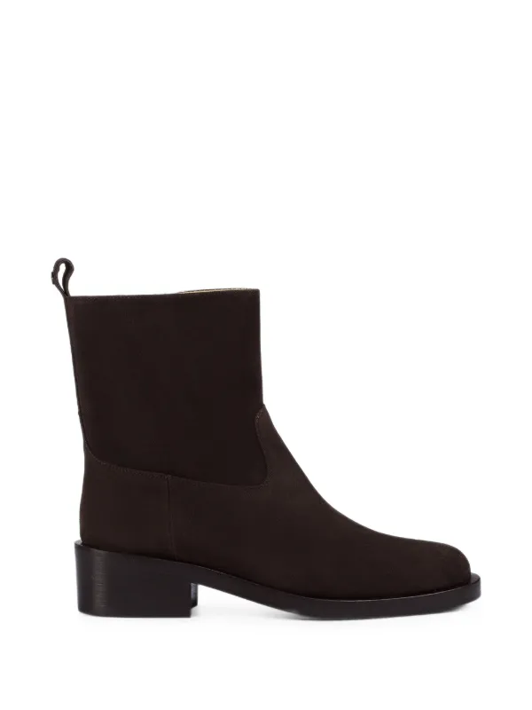 Doucal's Suede Ankle Boots in Brown