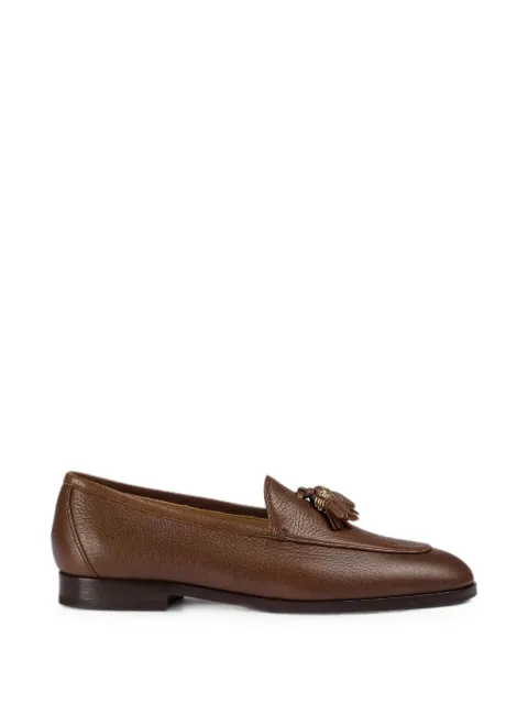 Doucal's tassel deerskin loafers