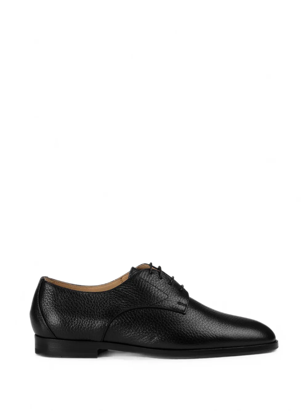 Doucal's leather lace-up loafers - Nero
