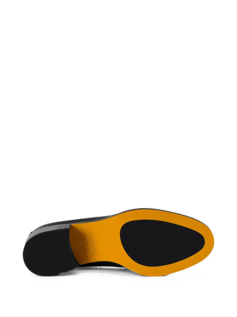 Doucal's Leren loafers met hak Zwart
