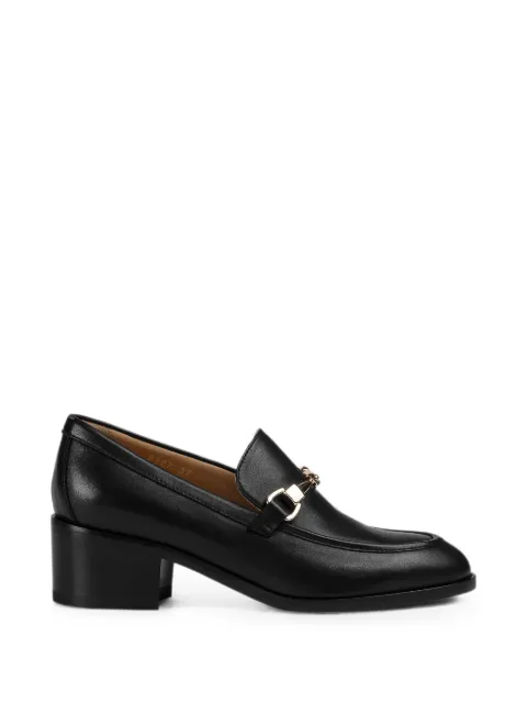 Doucal's leather heeled loafers