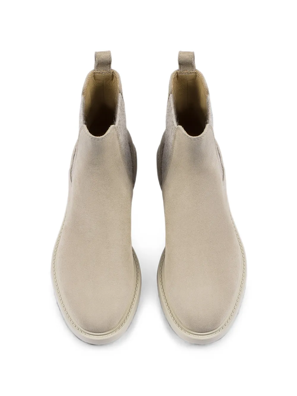 Doucal's suede chelsea boots Beige