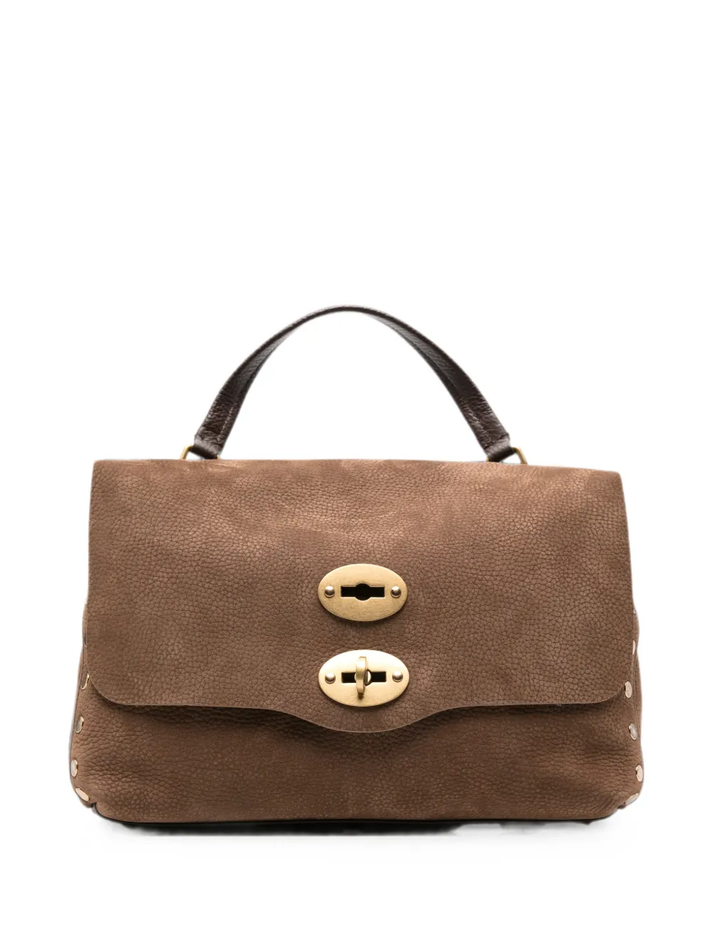 Zanellato small Postina Jones Nabuck tote bag - Marrone