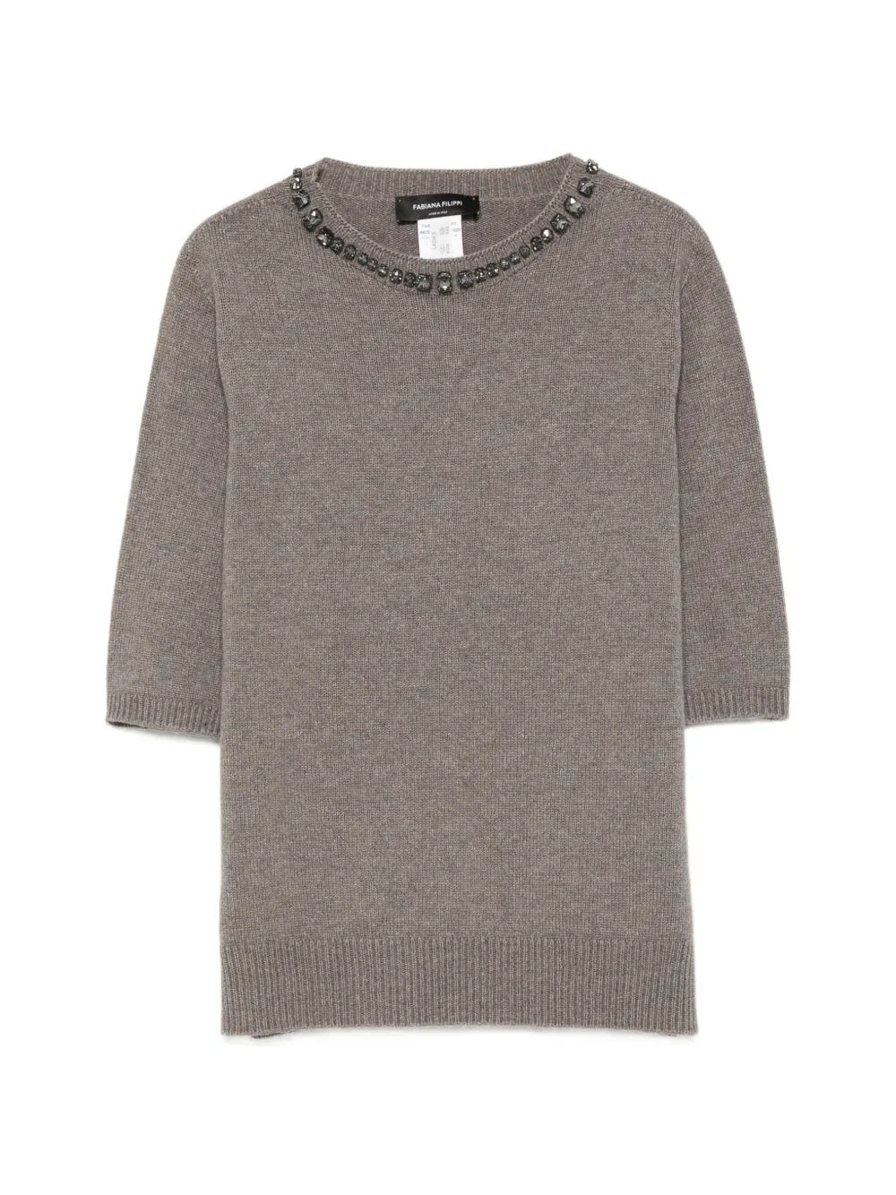Fabiana Filippi Maglione con decorazione - Grigio