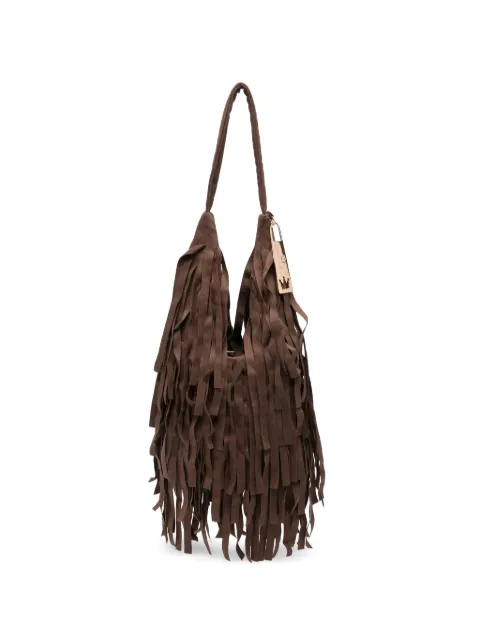 la milanesa small Aretha fringed shoulder bag
