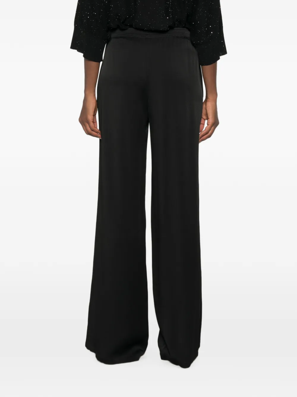 Fabiana Filippi Broek met elastische taille Zwart