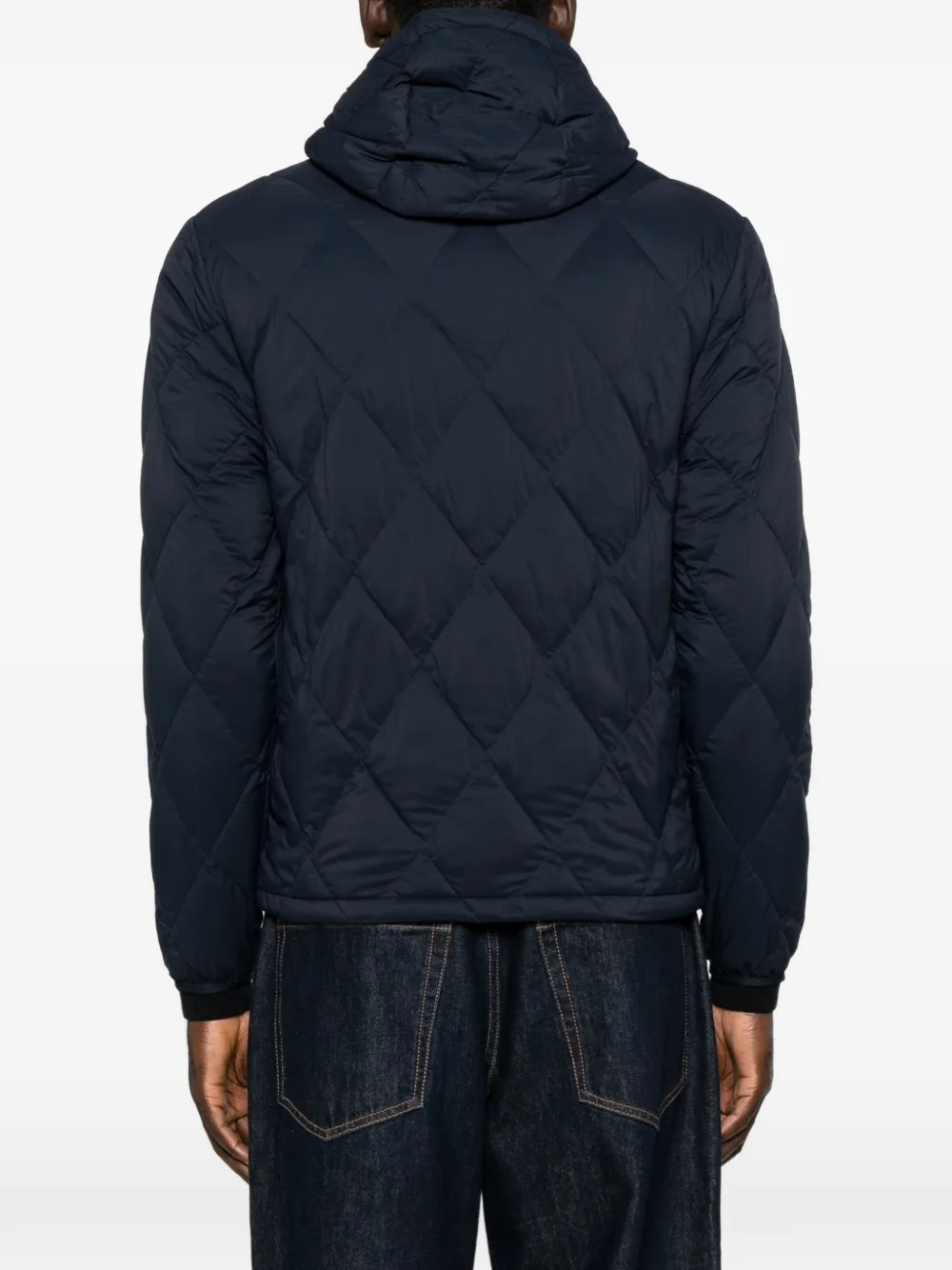 Burberry Gevoerd jack met capuchon Blauw