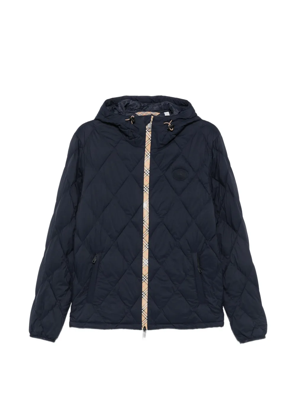Burberry Gevoerd jack met capuchon Blauw