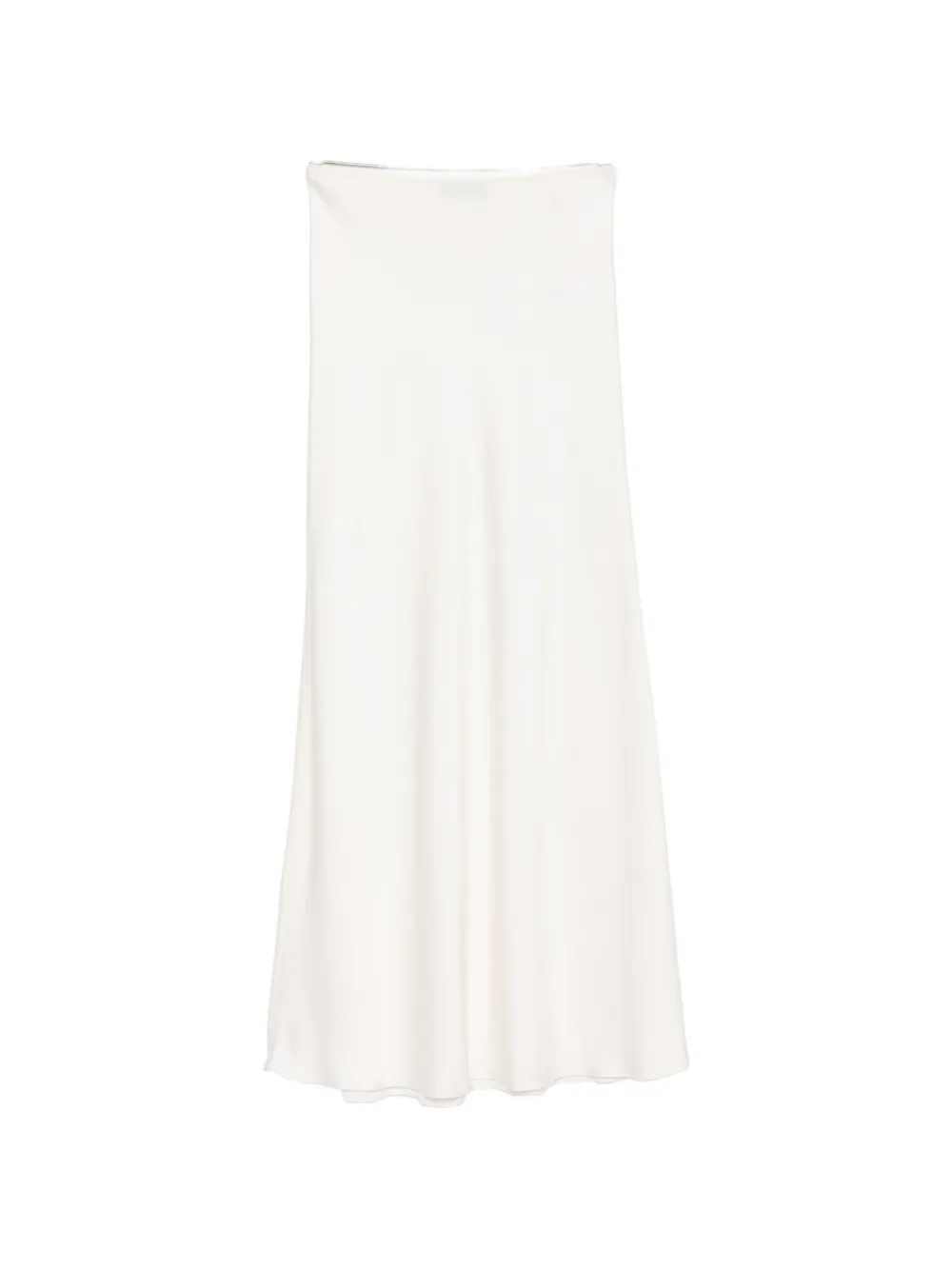 Fabiana Filippi satin-finish skirt - Bianco