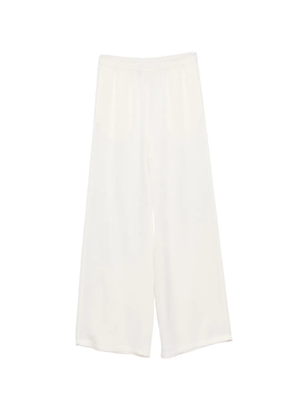 Fabiana Filippi elasticated-waistband palazzo pants - Bianco