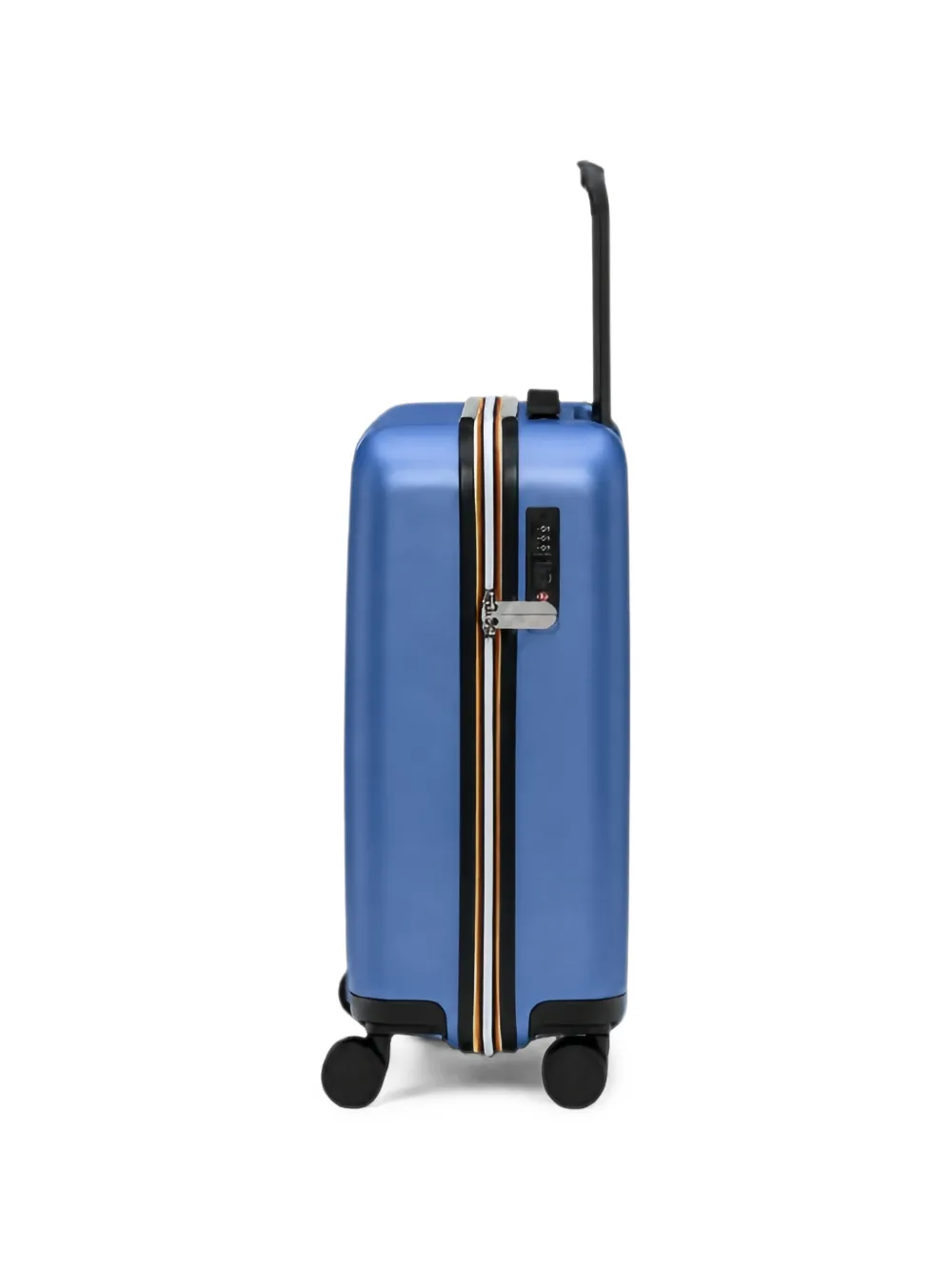 K-Way Koffer met chevron-patroon Blauw