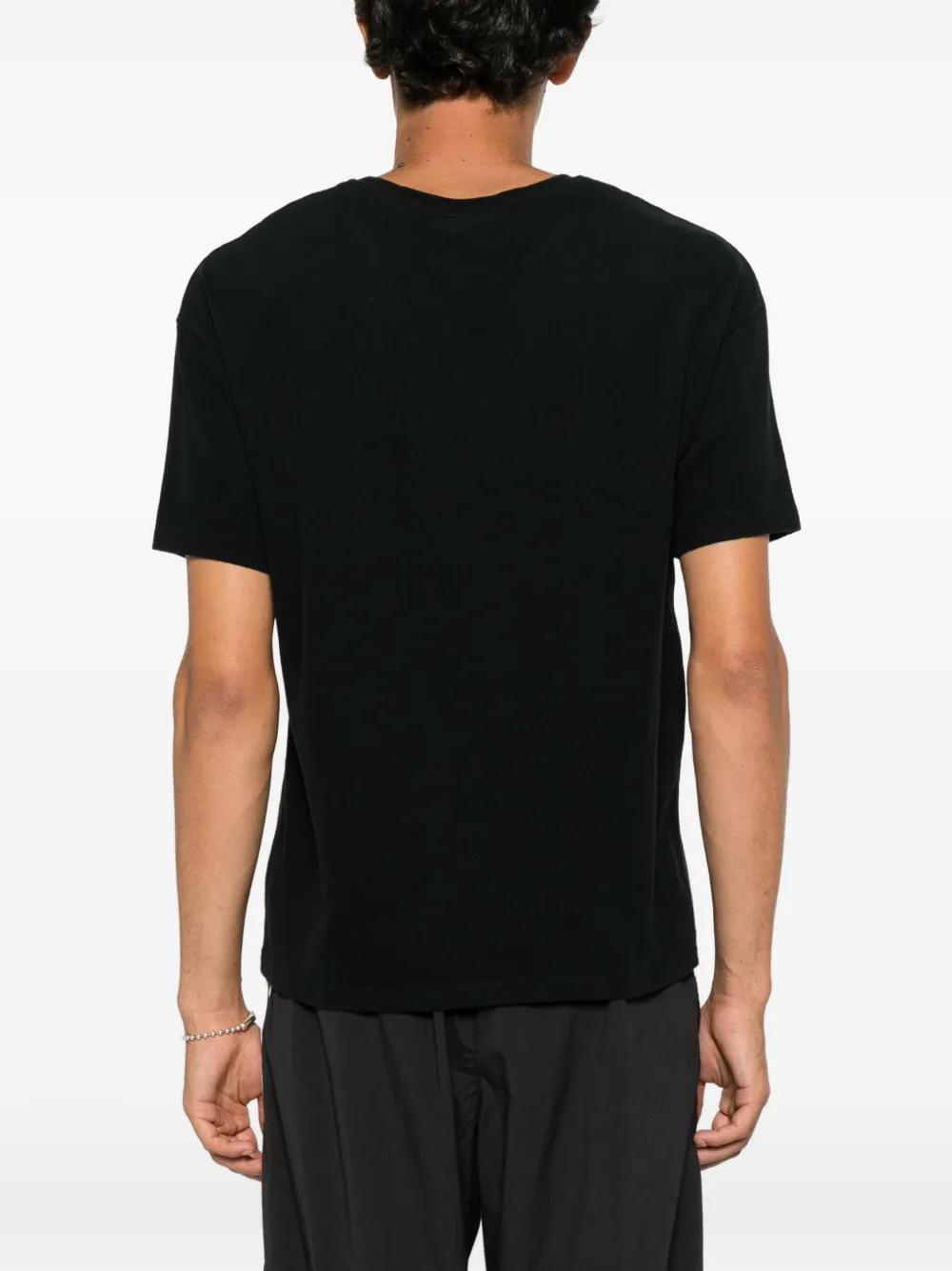 American Vintage T-shirt met logoprint Zwart