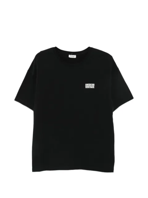 American Vintage logo-print short-sleeve T-shirt