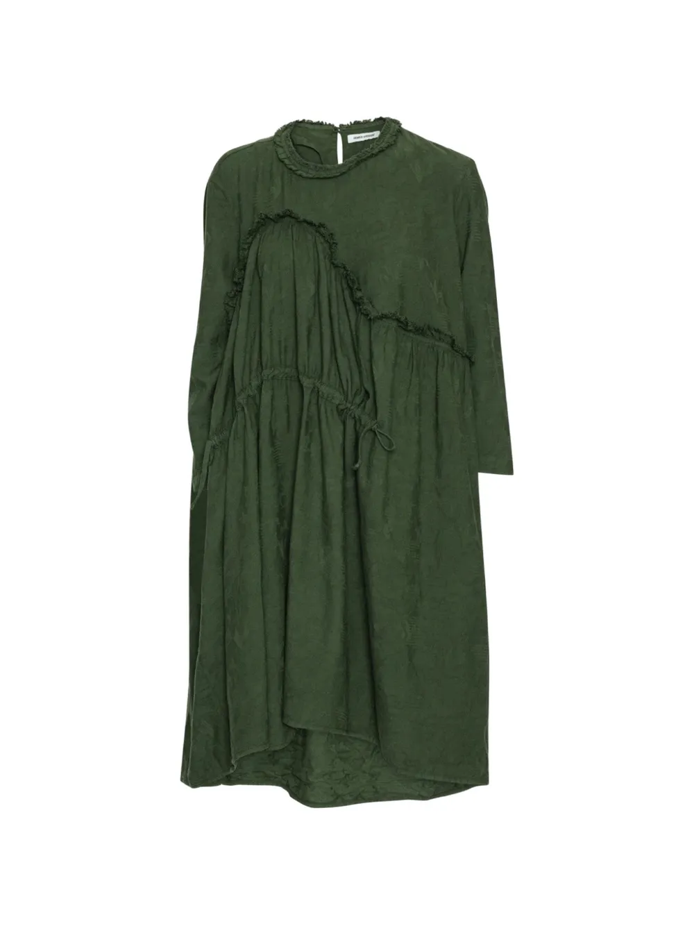 Henrik Vibskov Bon Chalant gathered-panel midi dress - Verde