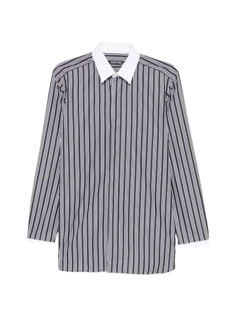 TOM FORD camisa a rayas con manga larga
