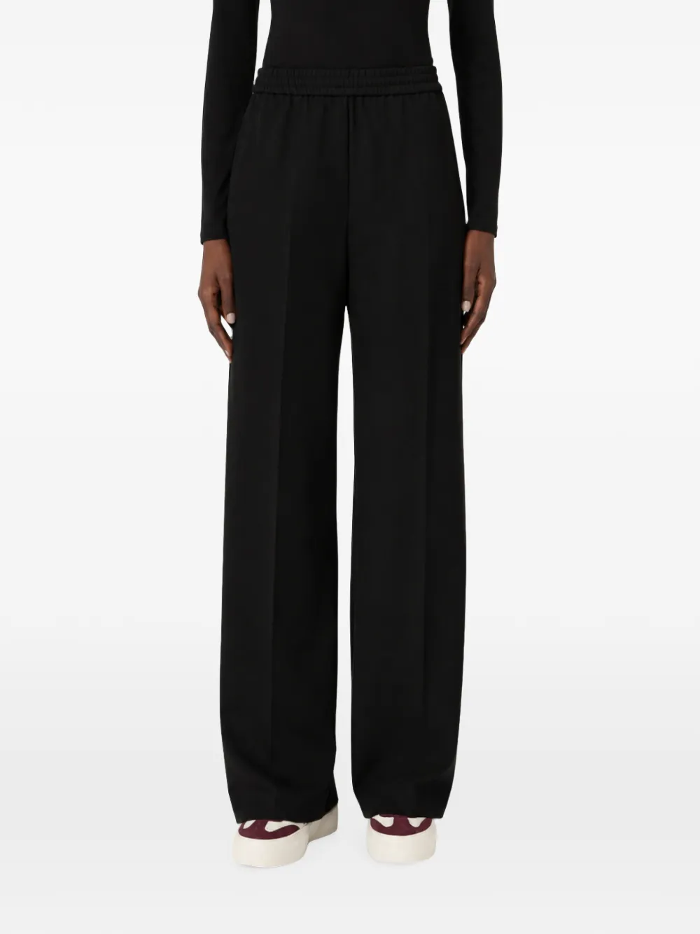 Weekend Max Mara Broek met trekkoord Zwart