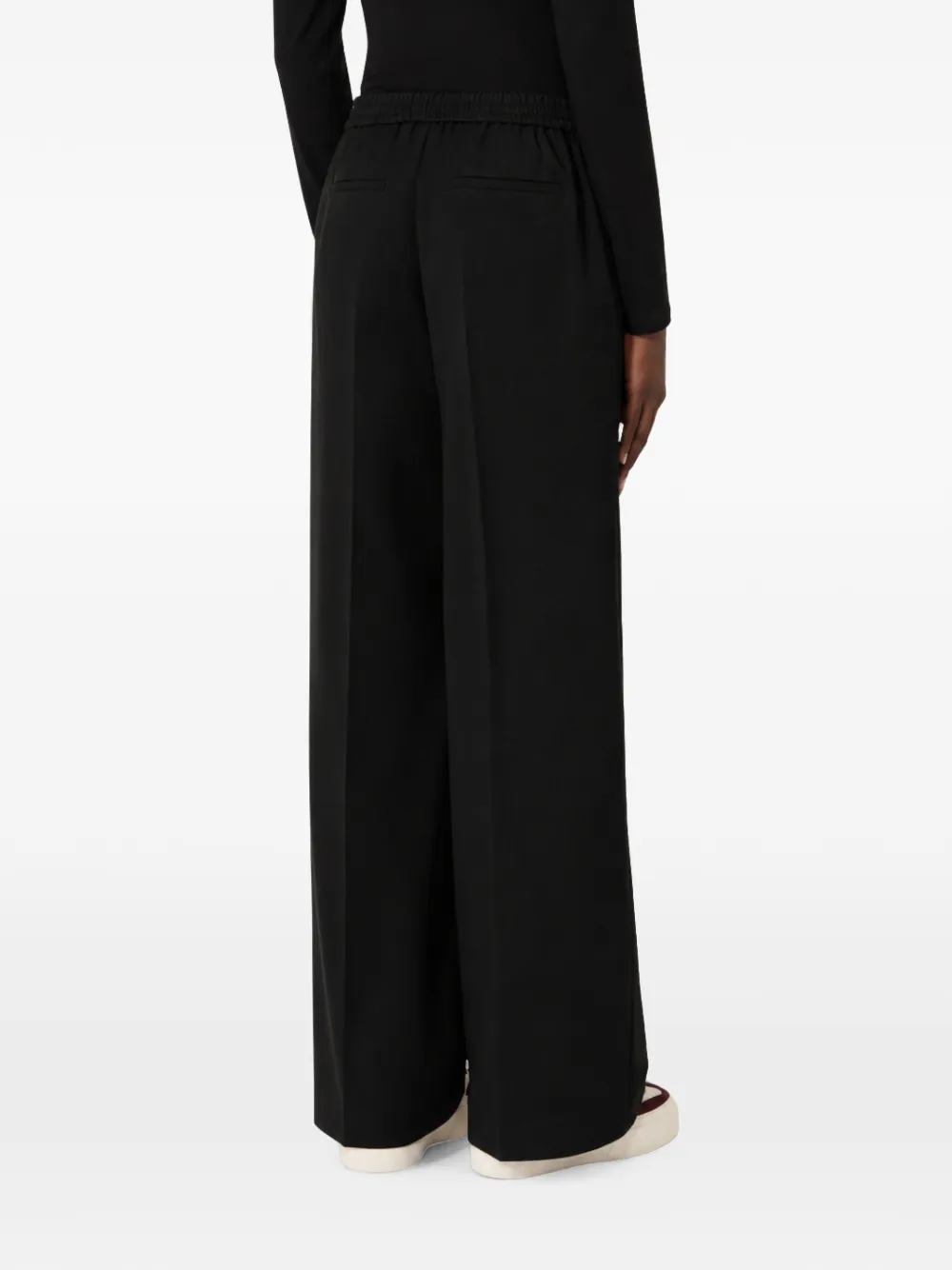 Weekend Max Mara Broek met trekkoord Zwart