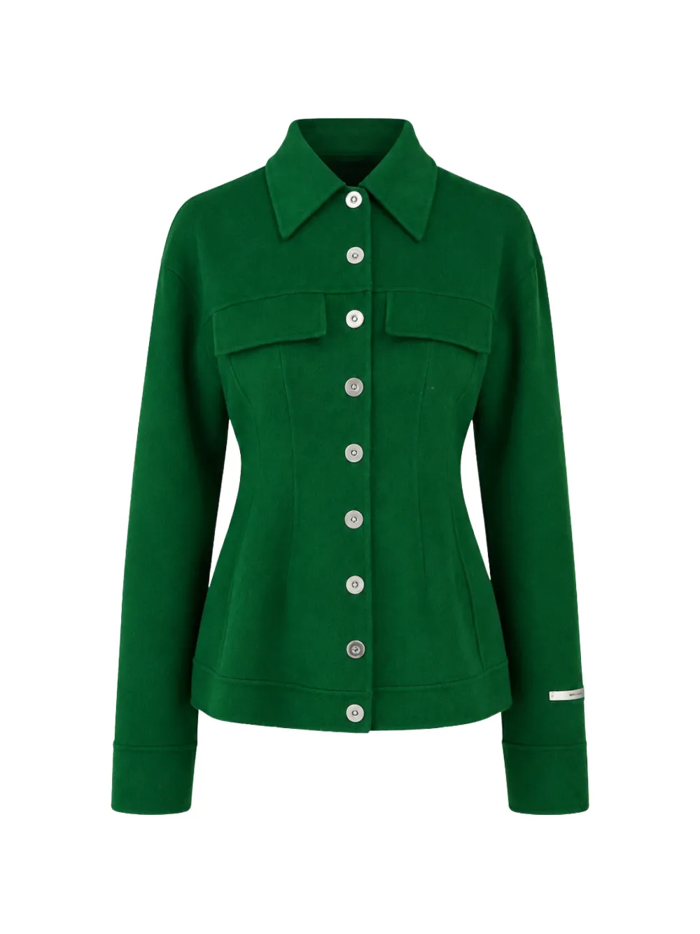 Sportmax button-up chest-pocket jacket