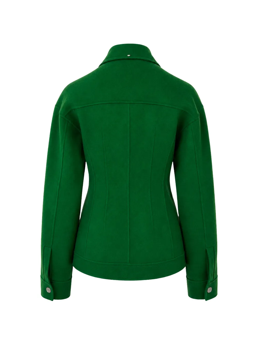 Sportmax Button-up jack met borstzak Groen