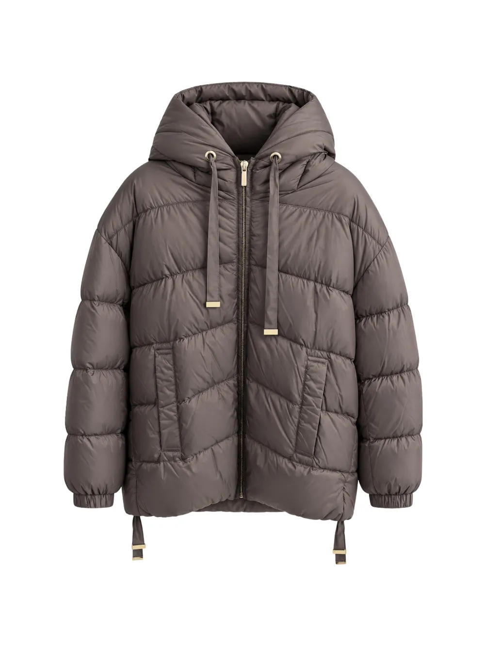 Max Mara The Cube hooded quilted jacket