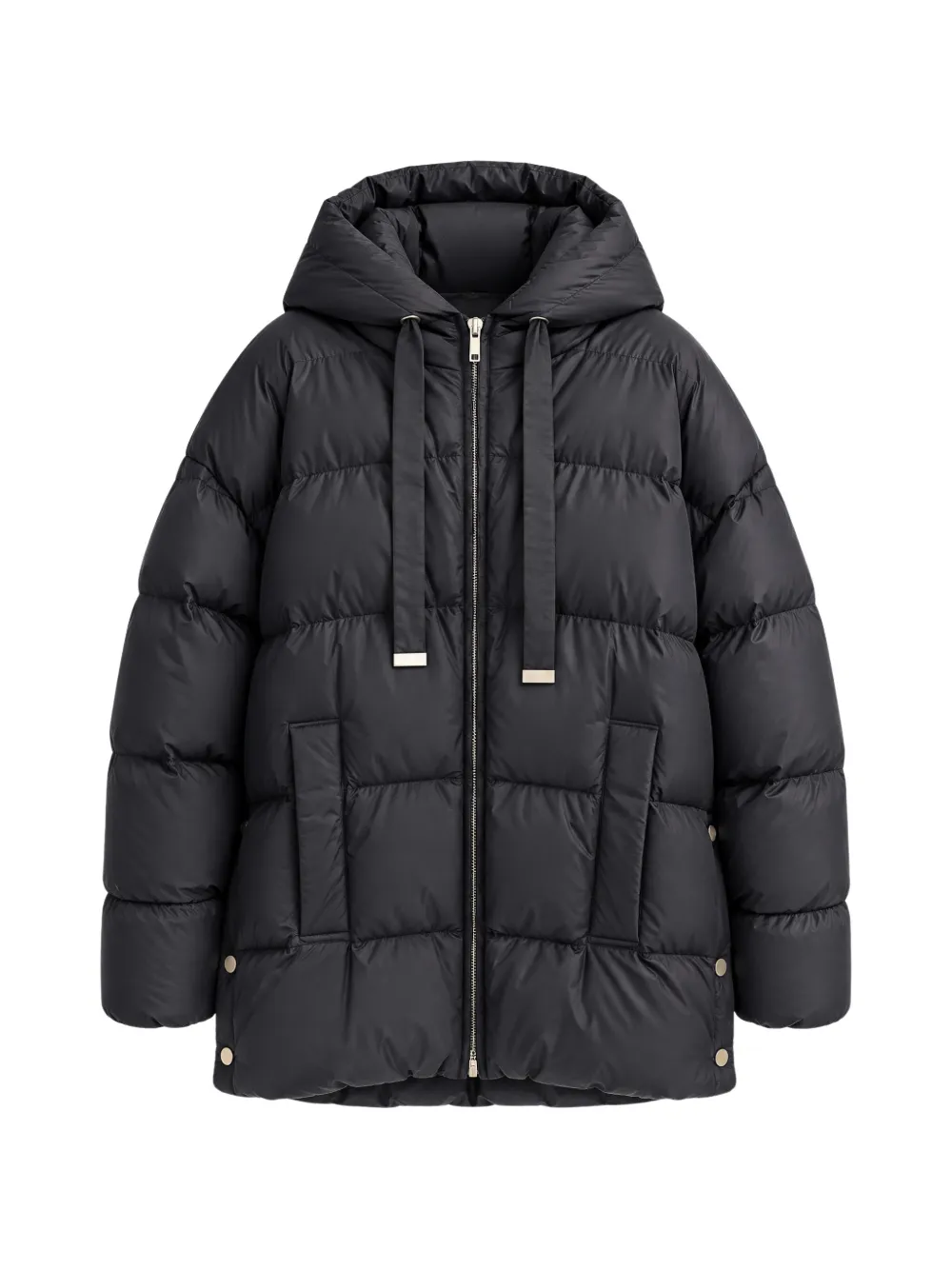 Max Mara The Cube hooded puffer jacket - Nero
