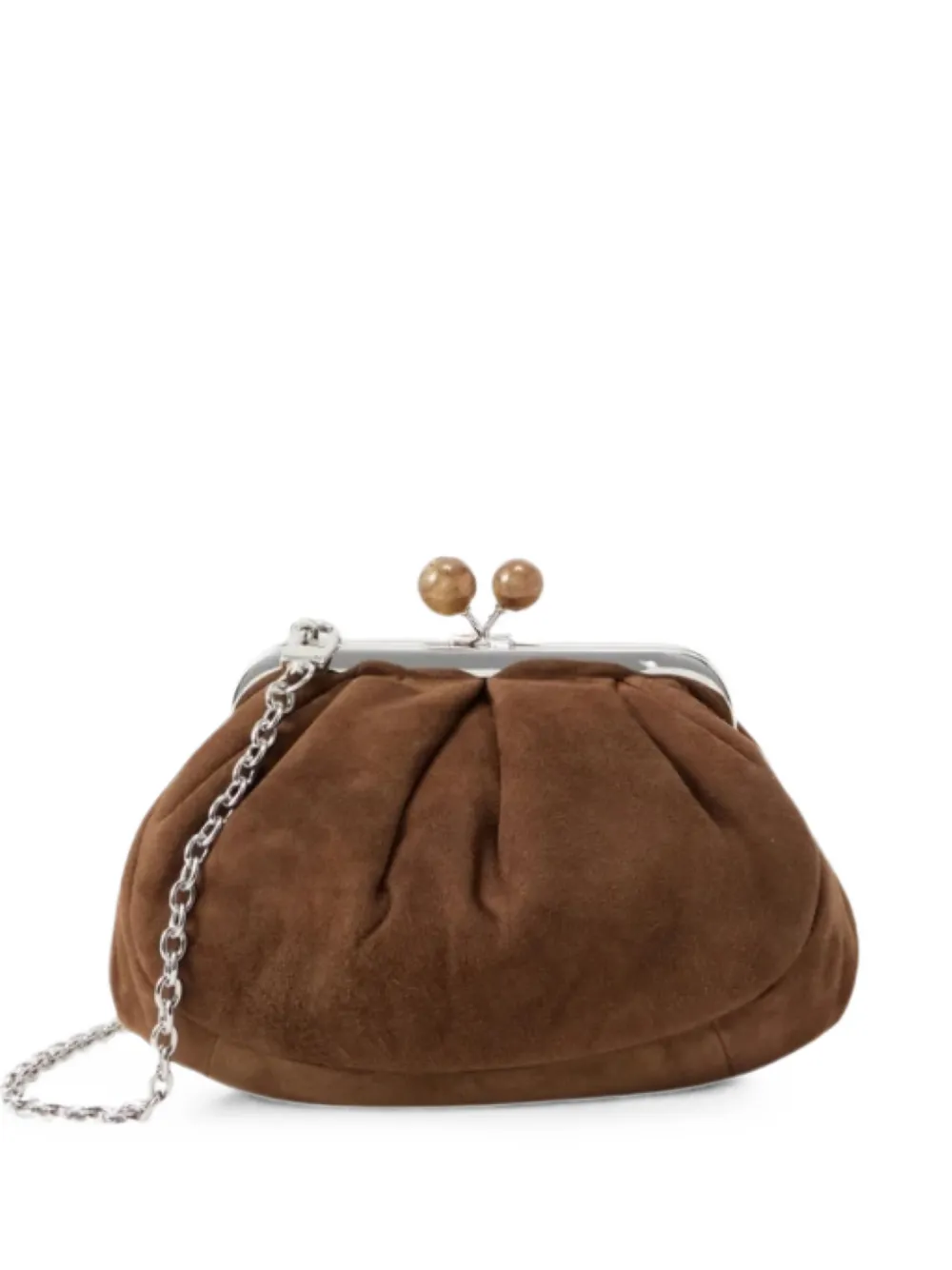 Weekend Max Mara Pasticcino suede shoulder bag - Marrone