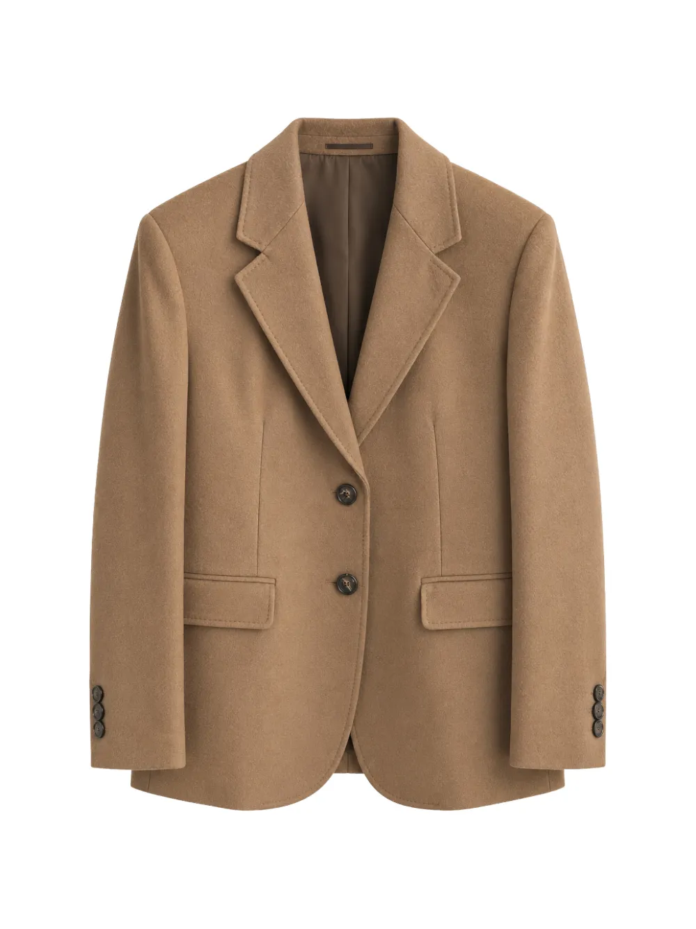 Max Mara single-breasted wool blazer - Marrone