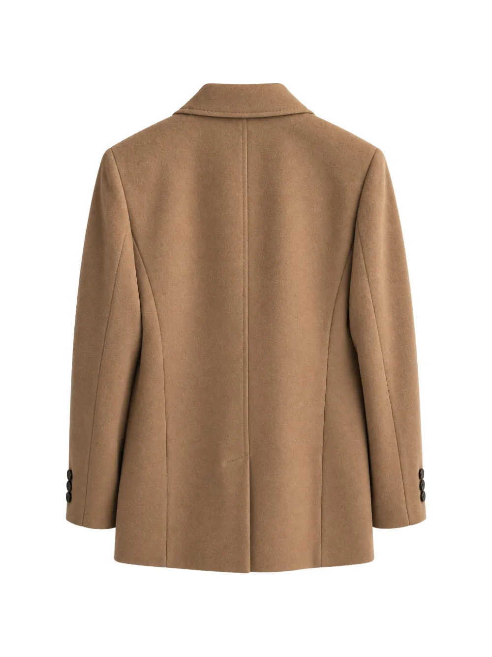 Max Mara Wollen blazer met enkele rij knopen Bruin