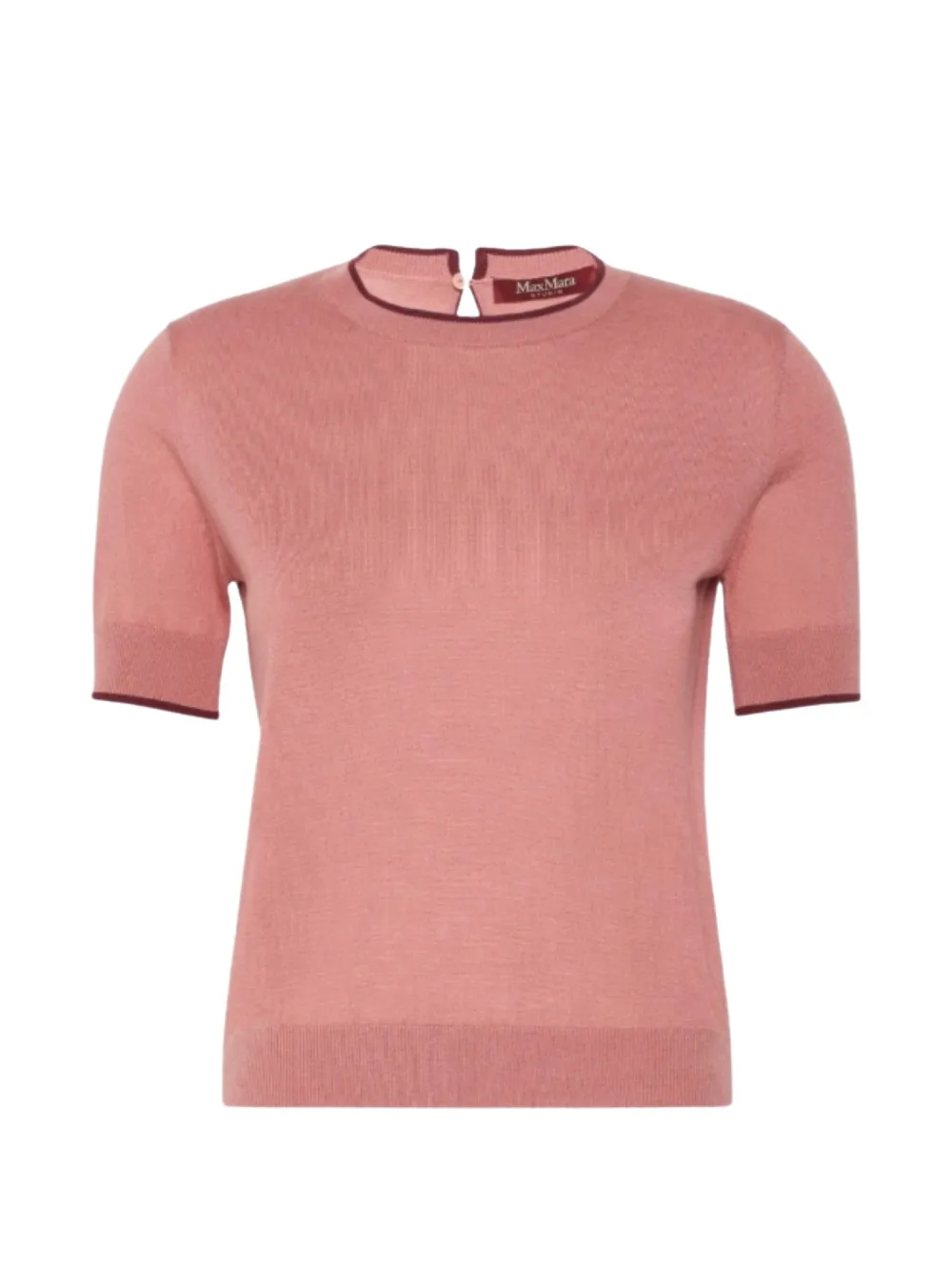 Max Mara wool and silk yarn sweater - fard - Rosa