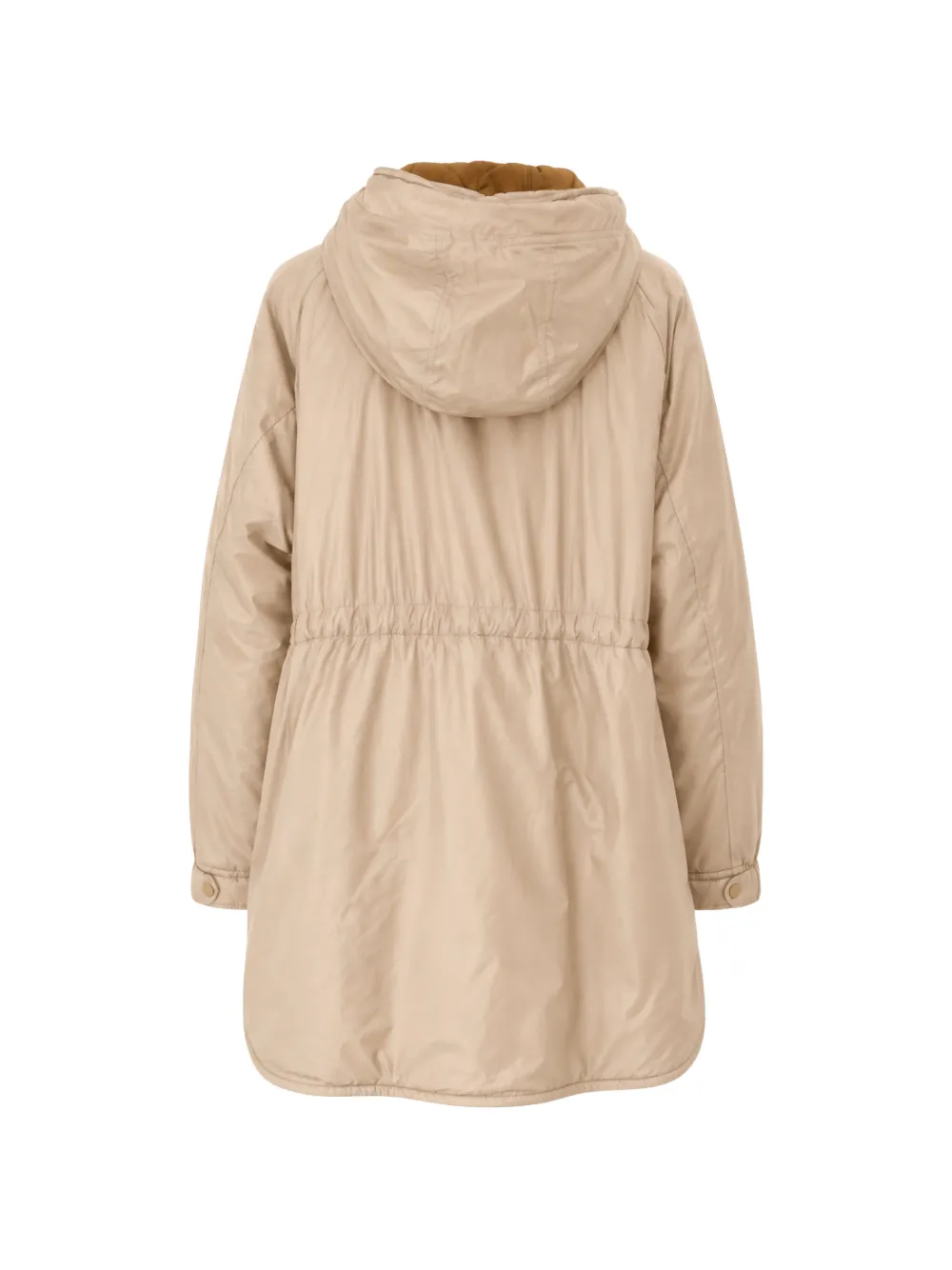 Weekend Max Mara Jack met capuchon en trekkoordtaille Beige