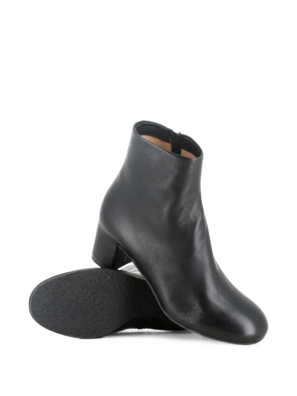 Del Carlo block-heel ankle boots Zwart