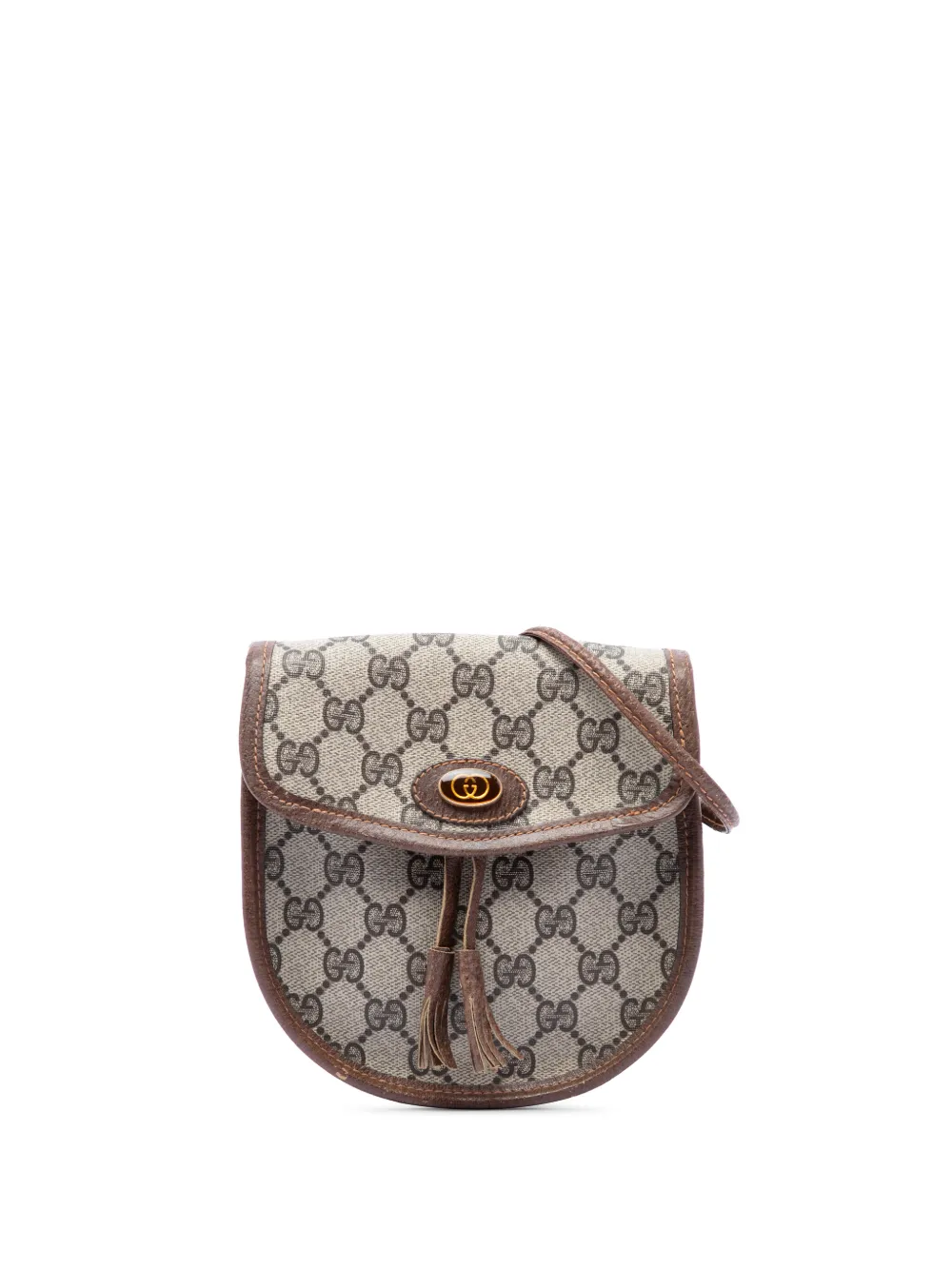 Gucci Pre-Owned 20th Century GG Supreme crossbody bag - Nude