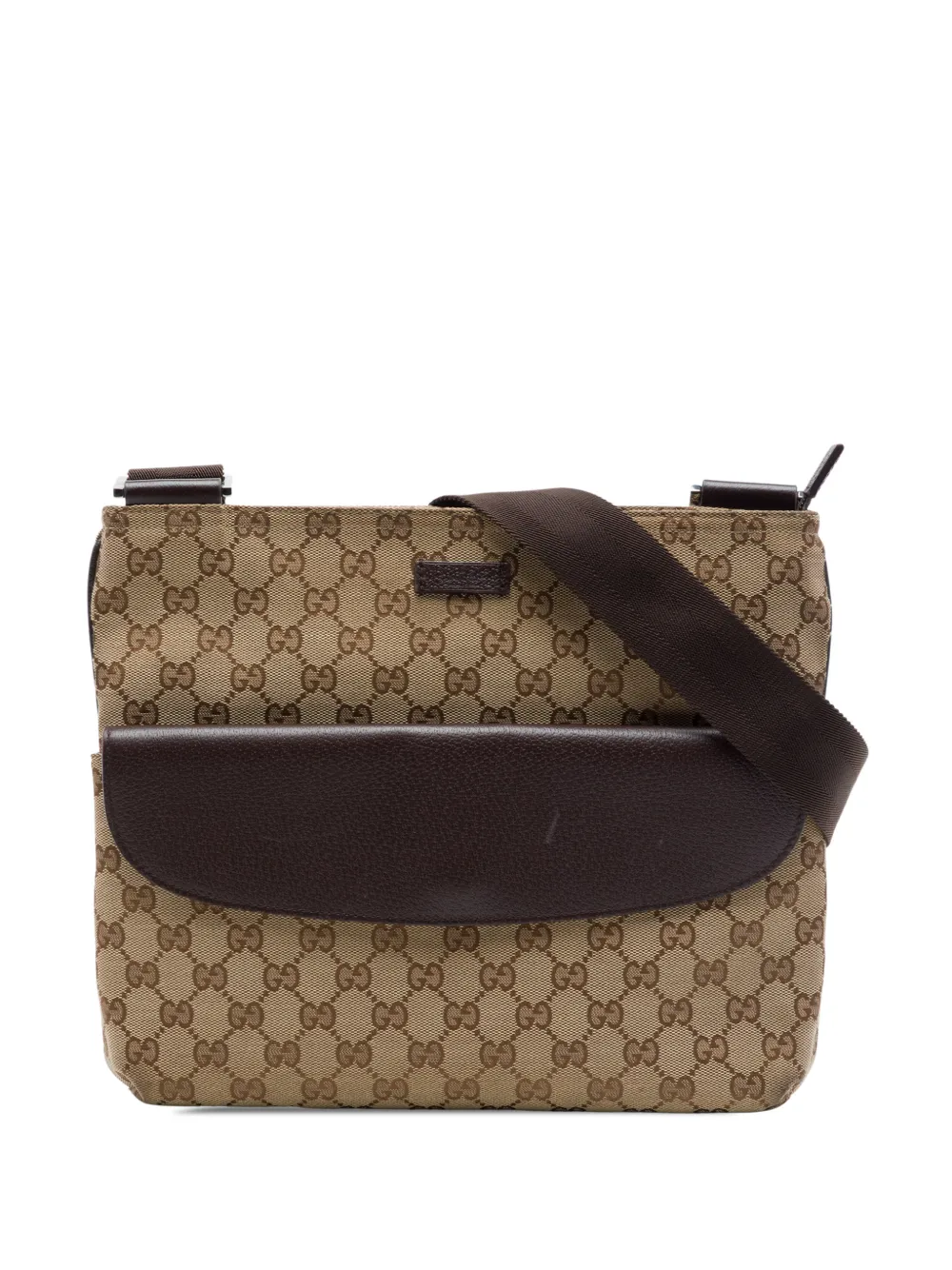 Gucci Pre-Owned 2016-2026 GG Canvas crossbody bag - Toni neutri