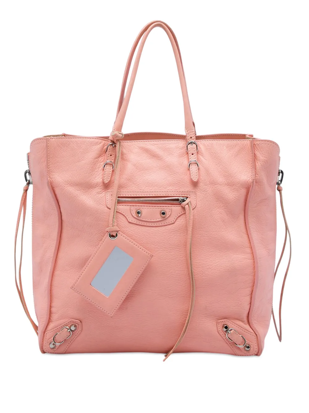 Balenciaga Pre-Owned 2016 Leather Papier A5 Zip Around tote bag - Rosa