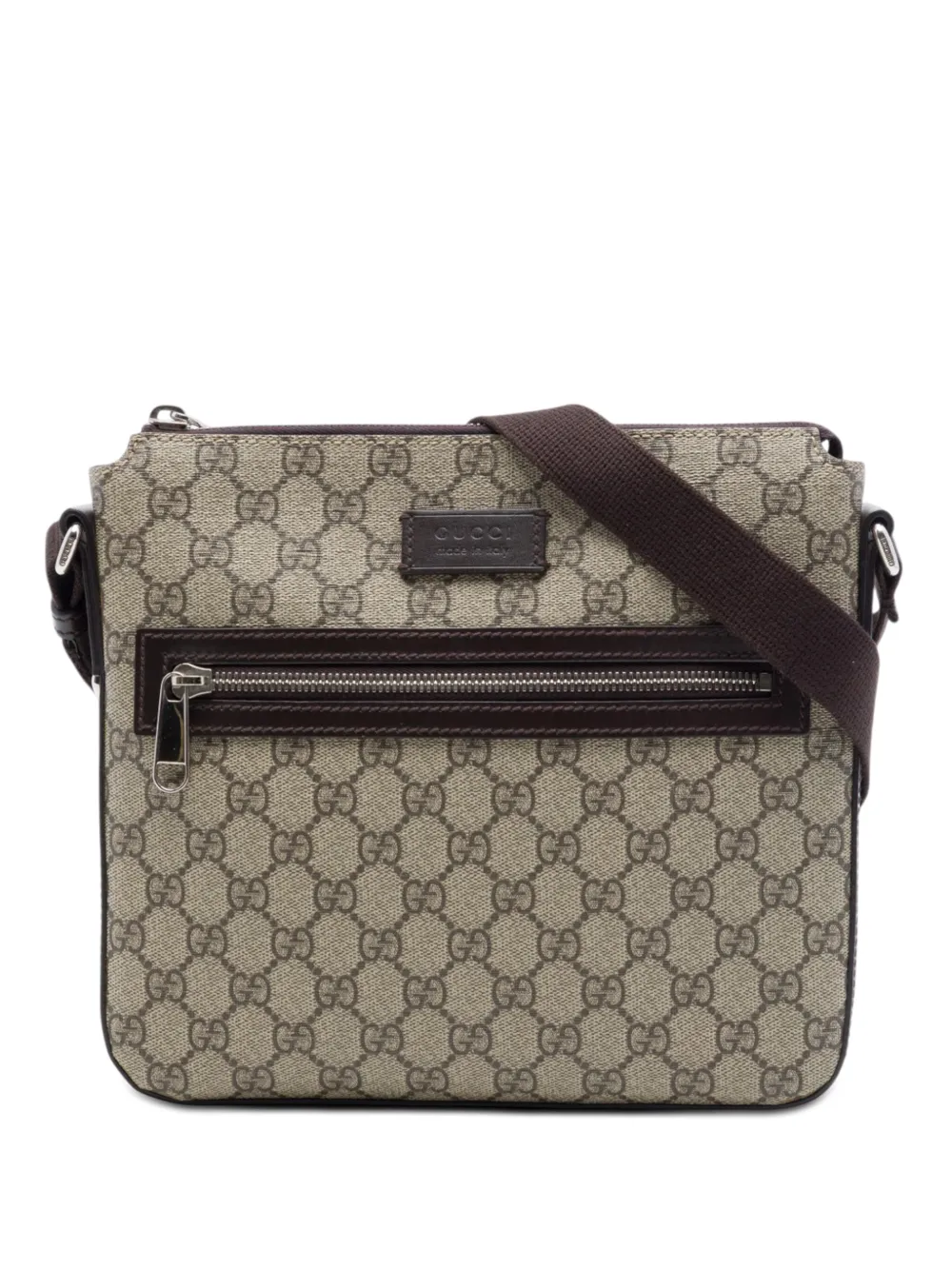Gucci Pre-Owned 2016-2026 GG Supreme crossbody bag - Toni neutri