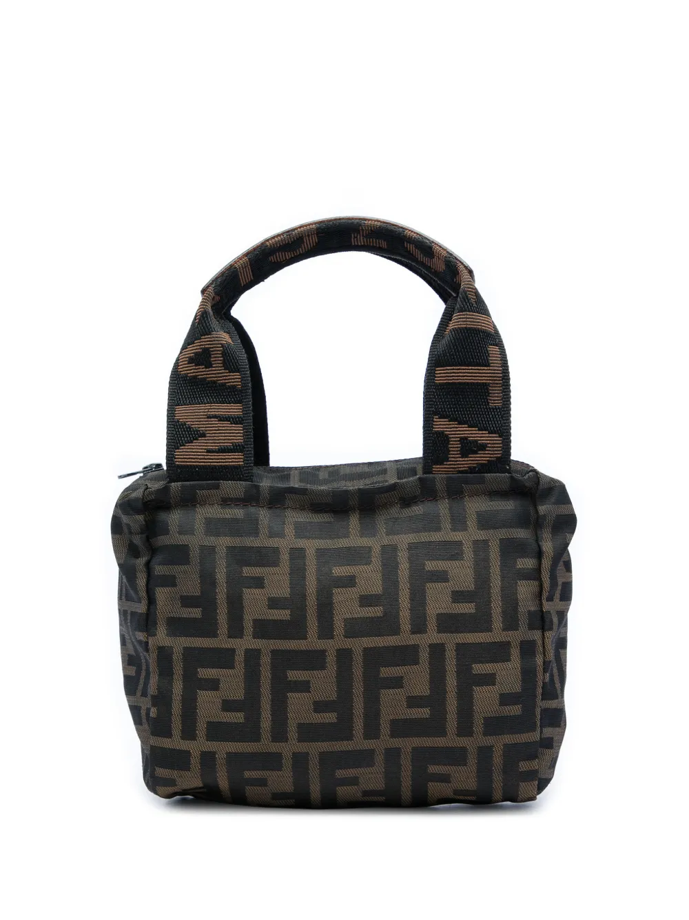 Fendi Pre-Owned 2000-2010 Mini Zucca Canvas handbag - Marrone