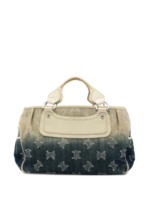 Celine Pre-Owned 2000-2026 Macadam Denim Ombre Boogie handbag