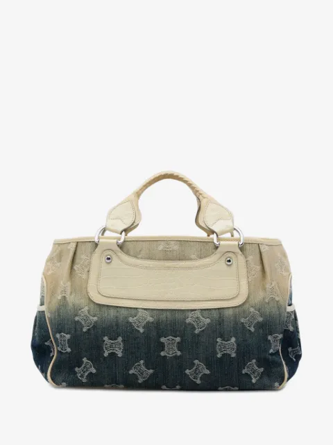 Celine Pre-Owned 2000-2026 Macadam Denim Ombre Boogie handbag