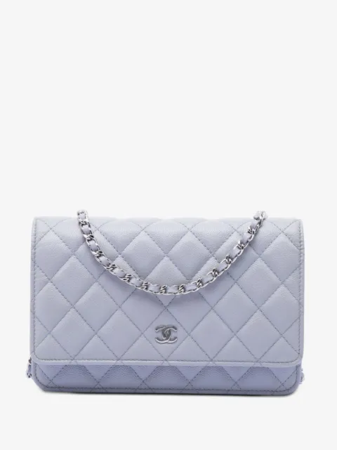CHANEL Pre-Owned 2021-2026 Classic Caviar Wallet On Chain crossbody bag