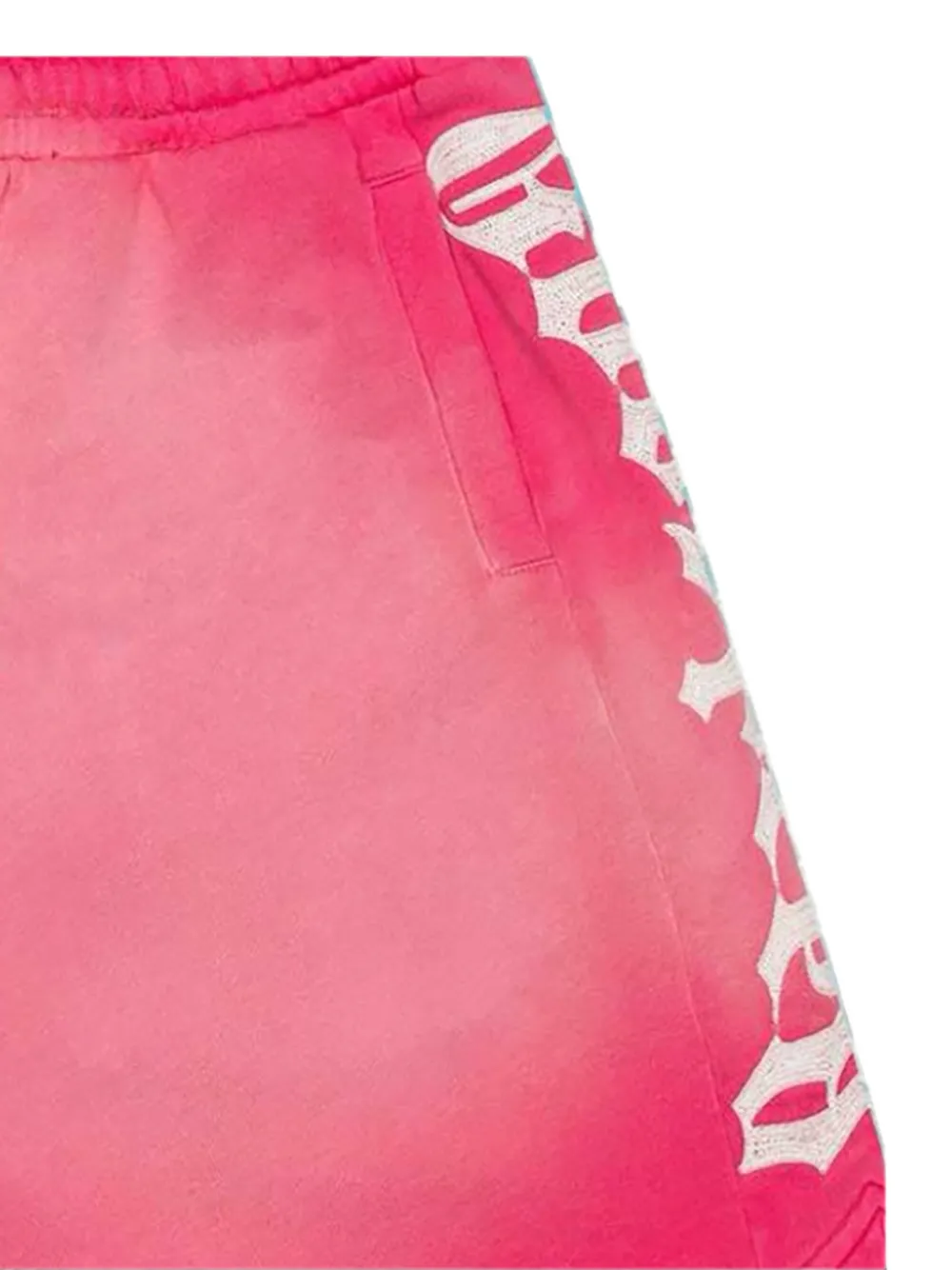 GODSPEED Courtside shorts met logoprint Roze