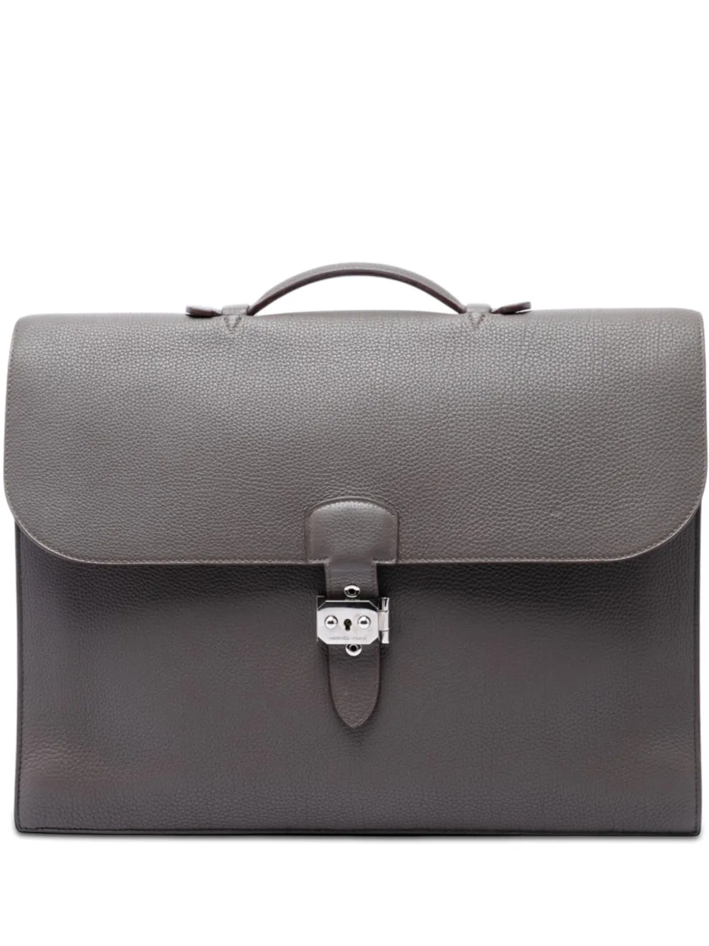 Hermès Pre-Owned 2012 Togo Sac a Depeches 40 business bag - Marrone